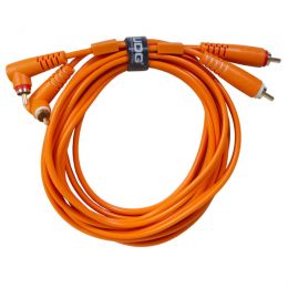 Аудиокабель UDG Set RCA Straight-RCA Angled Orange 3m (U97005OR)